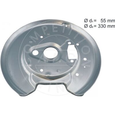 AIC Bouclier de disque de frein arrière droit Volvo V70 I - Publicité AIC Bouclier de disque de frein arrière droit Volvo V70 I - Publicité