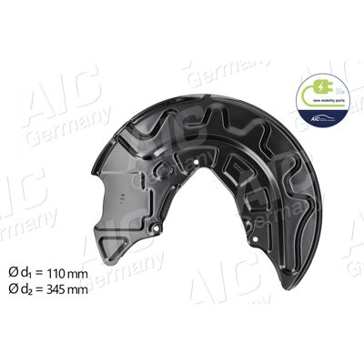 Aic Modèle 5q0615311f Bouclier de frein en aluminium - Type de frein - Publicité Aic Modèle 5q0615311f Bouclier de frein en aluminium - Type de frein - Publicité