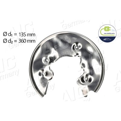 AIC Modèle 56149 - Protection Disque de Frein pour Audi A4 B8, 300/330mm - Publicité AIC Modèle 56149 - Protection Disque de Frein pour Audi A4 B8, 300/330mm - Publicité