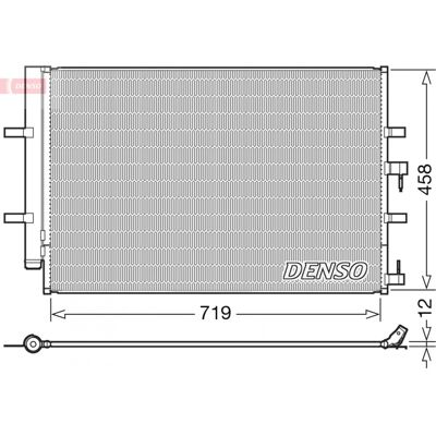 DENSO Condenseur de Clim Ford Transit V362 - 687x471.6x12 - Publicité DENSO Condenseur de Clim Ford Transit V362 - 687x471.6x12 - Publicité