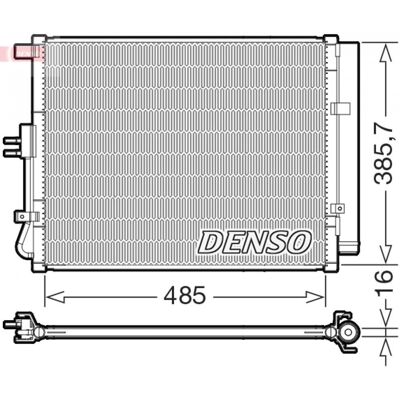 DENSO DCN43007 - Condenseur KIA avec Déshydrateur - Publicité DENSO DCN43007 - Condenseur KIA avec Déshydrateur - Publicité