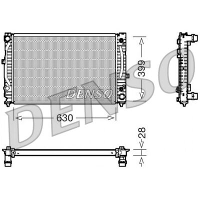 DENSO DRM02031 Radiateur en Aluminium - Refroidissement du Moteur - Publicité DENSO DRM02031 Radiateur en Aluminium - Refroidissement du Moteur - Publicité