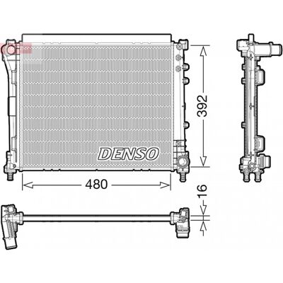 DENSO DRM09006 - Radiateur - 392x480mm, 1700g - Système de refroidissement - Publicité DENSO DRM09006 - Radiateur - 392x480mm, 1700g - Système de refroidissement - Publicité