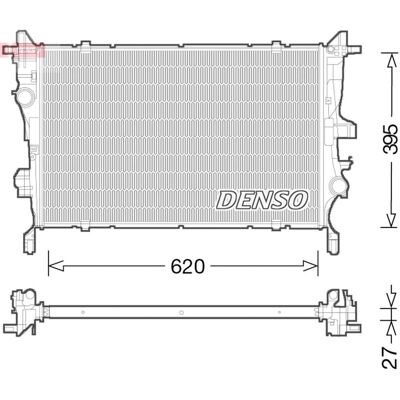 DENSO DRM09045 - Radiateur de refroidissement pour Fiat 500X & Jeep Renegade - Publicité DENSO DRM09045 - Radiateur de refroidissement pour Fiat 500X & Jeep Renegade - Publicité