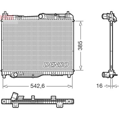 DENSO DRM10123 - Radiateur moteur pour Ford Fiesta 7 - Publicité DENSO DRM10123 - Radiateur moteur pour Ford Fiesta 7 - Publicité