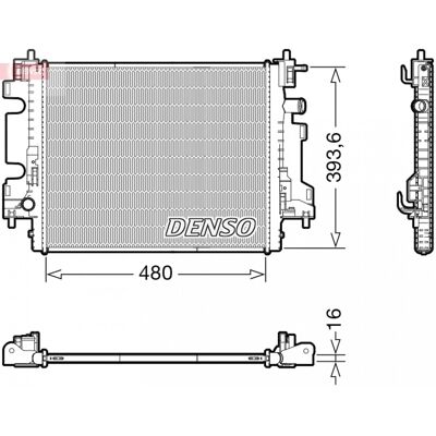 DENSO DRM23113 - Radiateur du moteur pour Renault Twingo 3 & Smart Fortwo III - Publicité DENSO DRM23113 - Radiateur du moteur pour Renault Twingo 3 & Smart Fortwo III - Publicité
