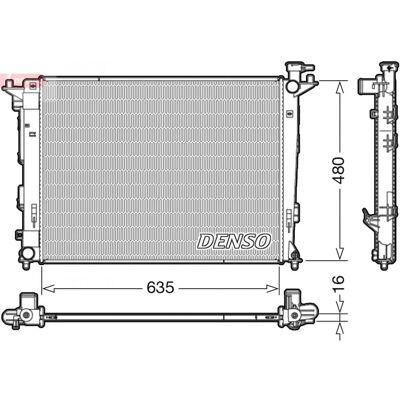 DENSO DRM41006 - Radiateur moteur - Publicité DENSO DRM41006 - Radiateur moteur - Publicité