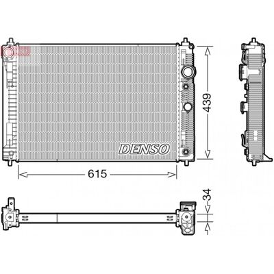DENSO DRM46045 Radiateur du moteur - 615 439 34 - Publicité DENSO DRM46045 Radiateur du moteur - 615 439 34 - Publicité