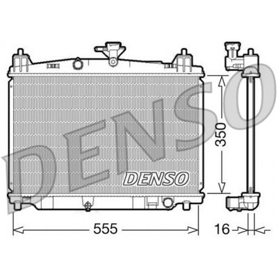 Radiateur Mazda Denso - ZJ3815200 - Refroidissement moteur - Publicité Radiateur Mazda Denso - ZJ3815200 - Refroidissement moteur - Publicité