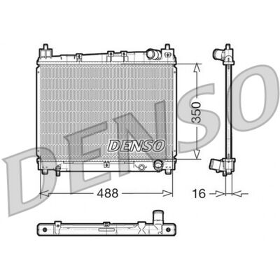DENSO DRM50006 Radiateur en aluminium - Refroidissement du moteur pour Toyota Yaris - Publicité DENSO DRM50006 Radiateur en aluminium - Refroidissement du moteur pour Toyota Yaris - Publicité