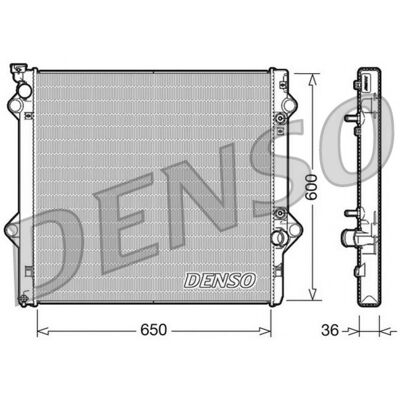 Radiateur en aluminium DENSO DRM50049 - Toyota Prado 120 - Publicité Radiateur en aluminium DENSO DRM50049 - Toyota Prado 120 - Publicité