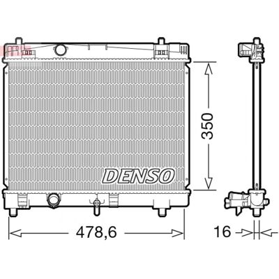 DENSO DRM50103 Radiateur Toyota Yaris - Refroidissement moteur - Publicité DENSO DRM50103 Radiateur Toyota Yaris - Refroidissement moteur - Publicité
