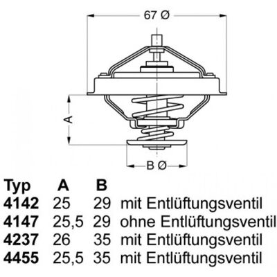 WAHLER 4237.80D Thermostat avec Joint - Thermostat - Publicité WAHLER 4237.80D Thermostat avec Joint - Thermostat - Publicité