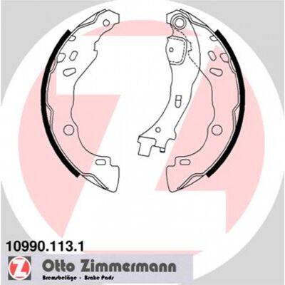 Zimmermann Jeu de Mâchoires de Frein pour Citroën C2, C3, Lancia Ypsilon - Mâchoires de Frein - Publicité Zimmermann Jeu de Mâchoires de Frein pour Citroën C2, C3, Lancia Ypsilon - Mâchoires de Frein - Publicité