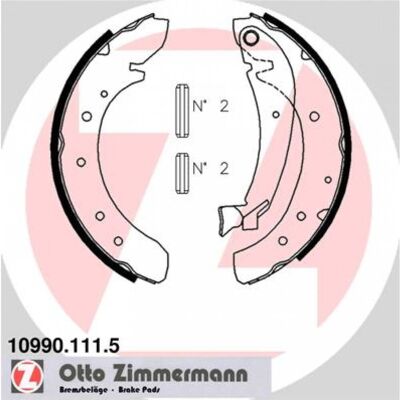 Zimmermann 10990.111.5 - Jeu de Mâchoires de Frein pour Citroën/Peugeot - Publicité Zimmermann 10990.111.5 - Jeu de Mâchoires de Frein pour Citroën/Peugeot - Publicité