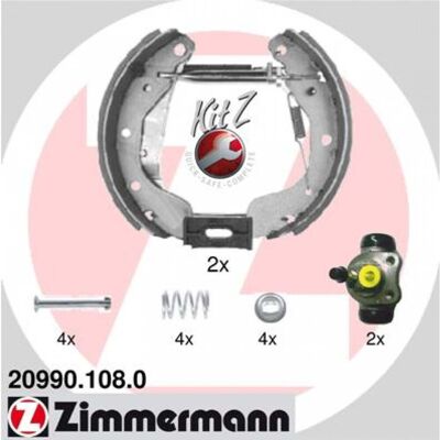 Zimmermann Kit Z 20990.108.0 - Kit de Freins - Publicité Zimmermann Kit Z 20990.108.0 - Kit de Freins - Publicité