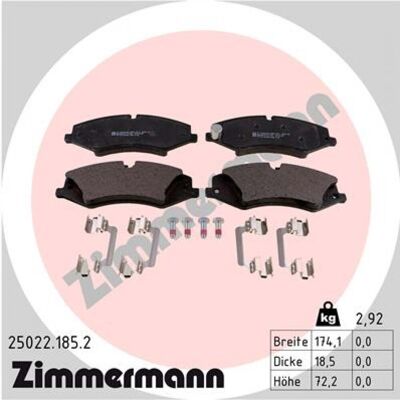 Kit de Plaquettes de Frein Zimmermann - Pour Land Rover Discovery - Système de Frein: TRW - Publicité Kit de Plaquettes de Frein Zimmermann - Pour Land Rover Discovery - Système de Frein: TRW - Publicité