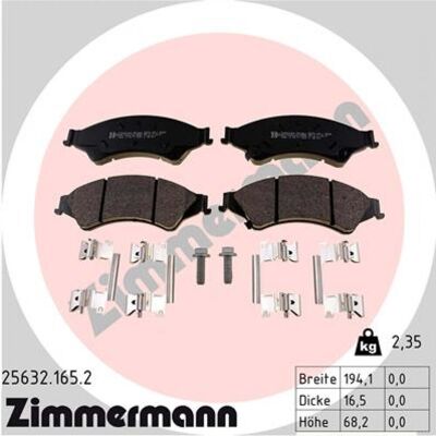 Zimmermann Plaquettes de frein avant pour Ford Ranger Mazda BT-50 - Publicité Zimmermann Plaquettes de frein avant pour Ford Ranger Mazda BT-50 - Publicité