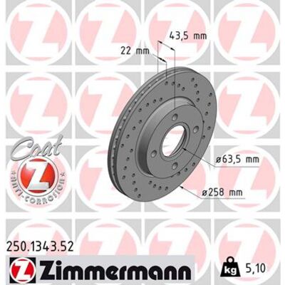 Zimmermann Sport Z Disque ventilé - Disque de frein - Publicité Zimmermann Sport Z Disque ventilé - Disque de frein - Publicité