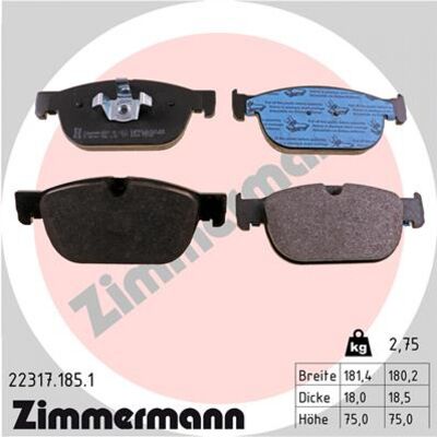 Zimmermann Plaquettes de Frein - S60, V60, XC60 - Plaquettes de Frein - Publicité Zimmermann Plaquettes de Frein - S60, V60, XC60 - Plaquettes de Frein - Publicité