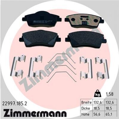 Zimmermann Plaquettes de frein avant Volvo XC40 - Système de freinage - Publicité Zimmermann Plaquettes de frein avant Volvo XC40 - Système de freinage - Publicité