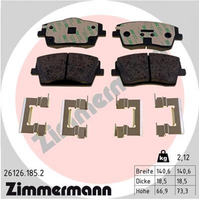 Zimmermann Plaquettes de frein Volvo XC40 - Axe avant - Publicité Zimmermann Plaquettes de frein Volvo XC40 - Axe avant - Publicité