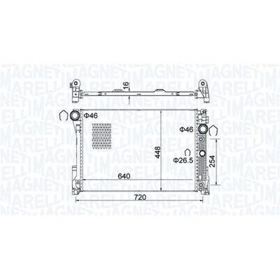 MAGNETI MARELLI A350213163300 - Radiateur de refroidissement du moteur - Publicité MAGNETI MARELLI A350213163300 - Radiateur de refroidissement du moteur - Publicité