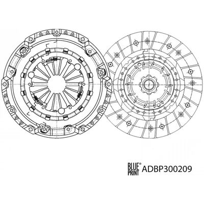 BLUE PRINT ADBP300209 - Kit d'embrayage OEM pour FIAT - Publicité BLUE PRINT ADBP300209 - Kit d'embrayage OEM pour FIAT - Publicité