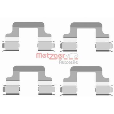 Ensemble de Plaquettes de Frein Arrière Metzger - Audi A3 A6 A7 - Disque Vented - Publicité Ensemble de Plaquettes de Frein Arrière Metzger - Audi A3 A6 A7 - Disque Vented - Publicité