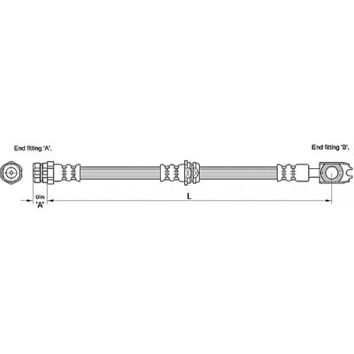 Metzger Modèle 4110259 - Tuyau de frein pour Audi Skoda VW - Publicité Metzger Modèle 4110259 - Tuyau de frein pour Audi Skoda VW - Publicité