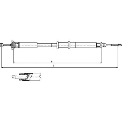 Ensemble de câbles de frein arrière Metzger pour Fiat Punto II - Frein et embrayage - Publicité Ensemble de câbles de frein arrière Metzger pour Fiat Punto II - Frein et embrayage - Publicité