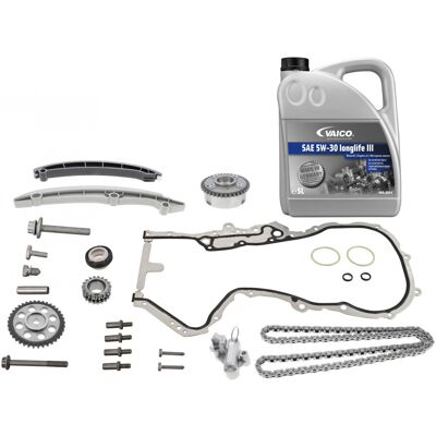 VAICO V10-10030 Kit de chaîne de distribution - avec accessoires et roue dentée - Publicité VAICO V10-10030 Kit de chaîne de distribution - avec accessoires et roue dentée - Publicité