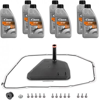 Kit de vidange de boîte automatique Vaico - 7L, compatible avec Audi A4 A5 A6 - Publicité Kit de vidange de boîte automatique Vaico - 7L, compatible avec Audi A4 A5 A6 - Publicité