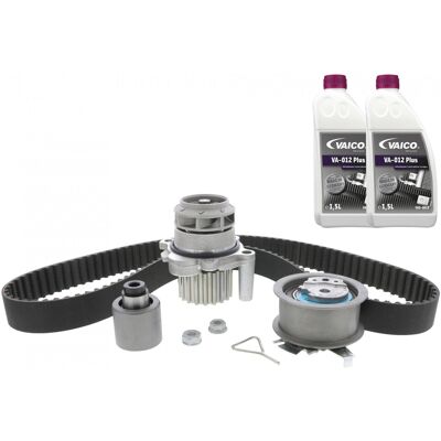VAICO Pompe à eau et kit de courroie de distribution - Compatible avec VW, Audi, Ford - Publicité VAICO Pompe à eau et kit de courroie de distribution - Compatible avec VW, Audi, Ford - Publicité