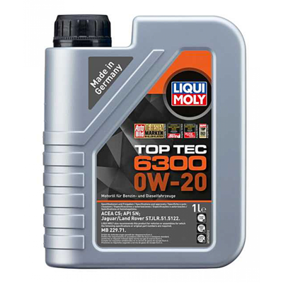 Liqui Moly Top Tec 6300 0W-20 - Huile moteur - Publicité Liqui Moly Top Tec 6300 0W-20 - Huile moteur - Publicité
