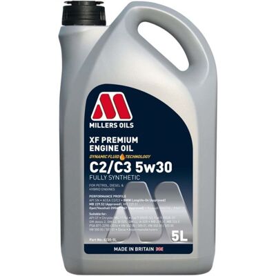 MILLERS OILS XFLonglife C3 5W30 - Huile Moteur - Publicité MILLERS OILS XFLonglife C3 5W30 - Huile Moteur - Publicité