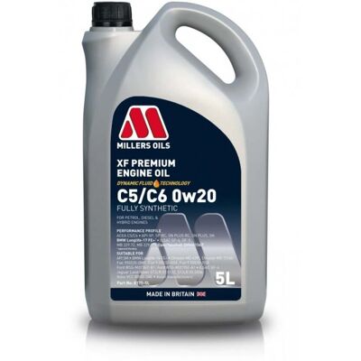 Millers Oils XF PREMIUM C5 0w20 - Huile moteur - Publicité Millers Oils XF PREMIUM C5 0w20 - Huile moteur - Publicité
