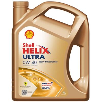 SHELL Huile moteur 550065927 - 0W-40 - Publicité SHELL Huile moteur 550065927 - 0W-40 - Publicité