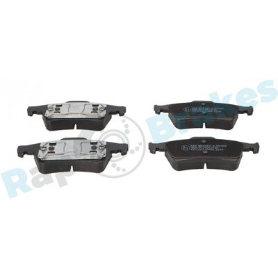 RAP BRAKES - Bremsbelagsatz Hinten 16.6x123x52 - essieu arrière - 16.6x123x52 - Plaquettes de frein - Publicité RAP BRAKES - Bremsbelagsatz Hinten 16.6x123x52 - essieu arrière - 16.6x123x52 - Plaquettes de frein - Publicité