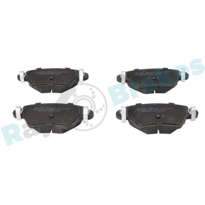 Rap Brakes - Bremsbelagsatz - essieu arrière - Brake pad set - Publicité Rap Brakes - Bremsbelagsatz - essieu arrière - Brake pad set - Publicité