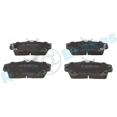Rap Brakes - RP1393 - essieu avant - 124x65 mm - Jeu de plaquettes - Publicité Rap Brakes - RP1393 - essieu avant - 124x65 mm - Jeu de plaquettes - Publicité