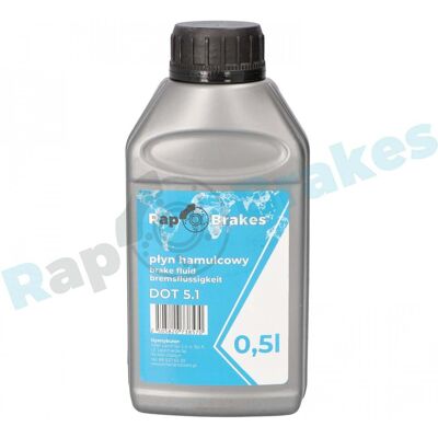 Liquide de frein DOT 5.1 - 0,5L - Convient pour véhicules - Publicité Liquide de frein DOT 5.1 - 0,5L - Convient pour véhicules - Publicité