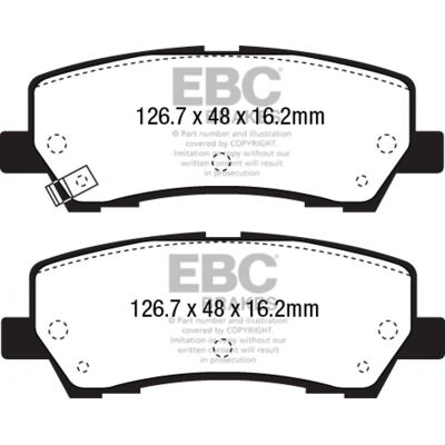 EBC Plaquettes de frein DP43043R arrière - Type: Disque, Ford Mustang - Publicité EBC Plaquettes de frein DP43043R arrière - Type: Disque, Ford Mustang - Publicité