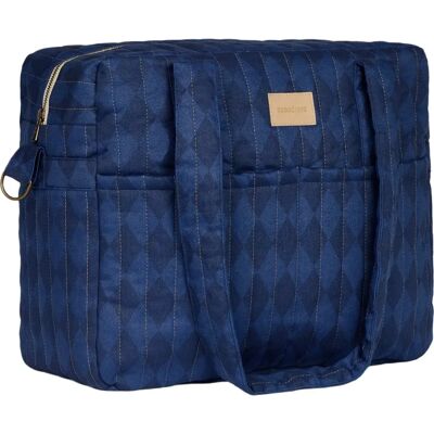Nobodinoz Sac à langer imperméable Hyde Park Diamonds Bleu taille unique - Publicité Nobodinoz Sac à langer imperméable Hyde Park Diamonds Bleu taille unique - Publicité