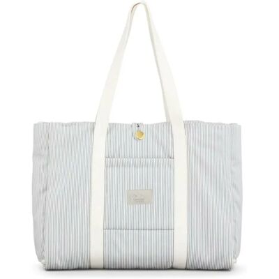 Cam Cam Sac à langer multifonction rayé Bleu Clair taille unique - Publicité Cam Cam Sac à langer multifonction rayé Bleu Clair taille unique - Publicité