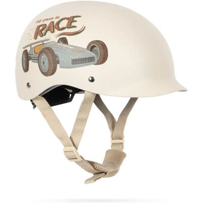 Konges Sløjd Casque Race Blanc 2/5 ans - Publicité Konges Sløjd Casque Race Blanc 2/5 ans - Publicité