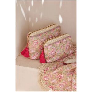 Louise Misha Pochette Teiki en coton bio Jaune L - Publicité Louise Misha Pochette Teiki en coton bio Jaune L - Publicité