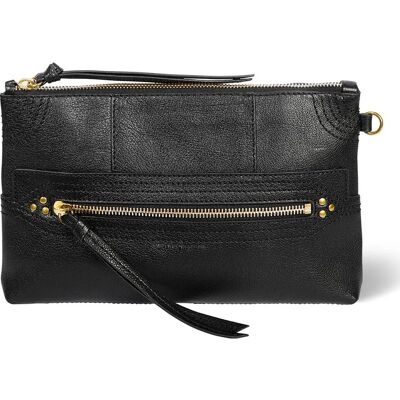 Jérôme Dreyfuss Sac Lucky Clutch Buffle Noir taille unique - Publicité Jérôme Dreyfuss Sac Lucky Clutch Buffle Noir taille unique - Publicité