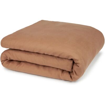 Nobodinoz Housse de couette - Lin Français Noisette 100x140 - Publicité Nobodinoz Housse de couette - Lin Français Noisette 100x140 - Publicité