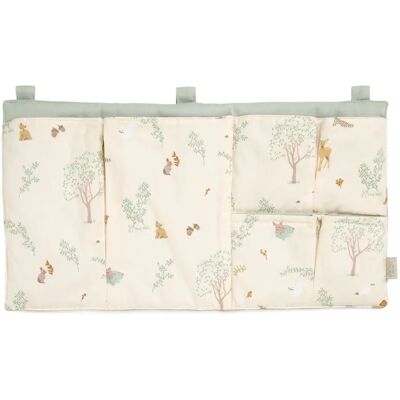 Cam Cam Pochette pour lit à barreaux Woodland Ecru taille unique - Publicité Cam Cam Pochette pour lit à barreaux Woodland Ecru taille unique - Publicité